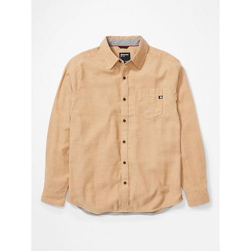 Marmot Hobson Clothes - Mens Shirts Yellow CA4305186 Canada